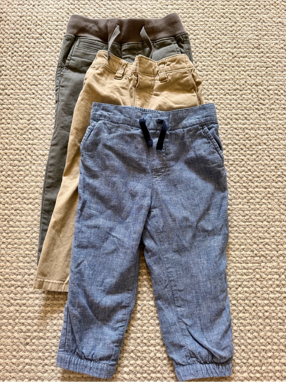 Janie and Jack & baby Gap Pants Bundle | 18–24 Months | 3-Piece Wardrobe Set